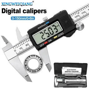 6 Inch 0-150mm Digital Measuring Tool Stainless Steel Caliper