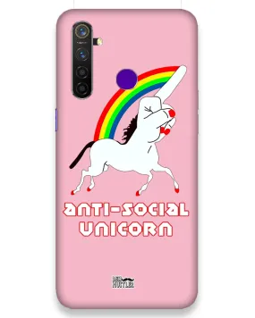 ANTI-SOCIAL UNICORN  | Realme 5 Pro Phone Case