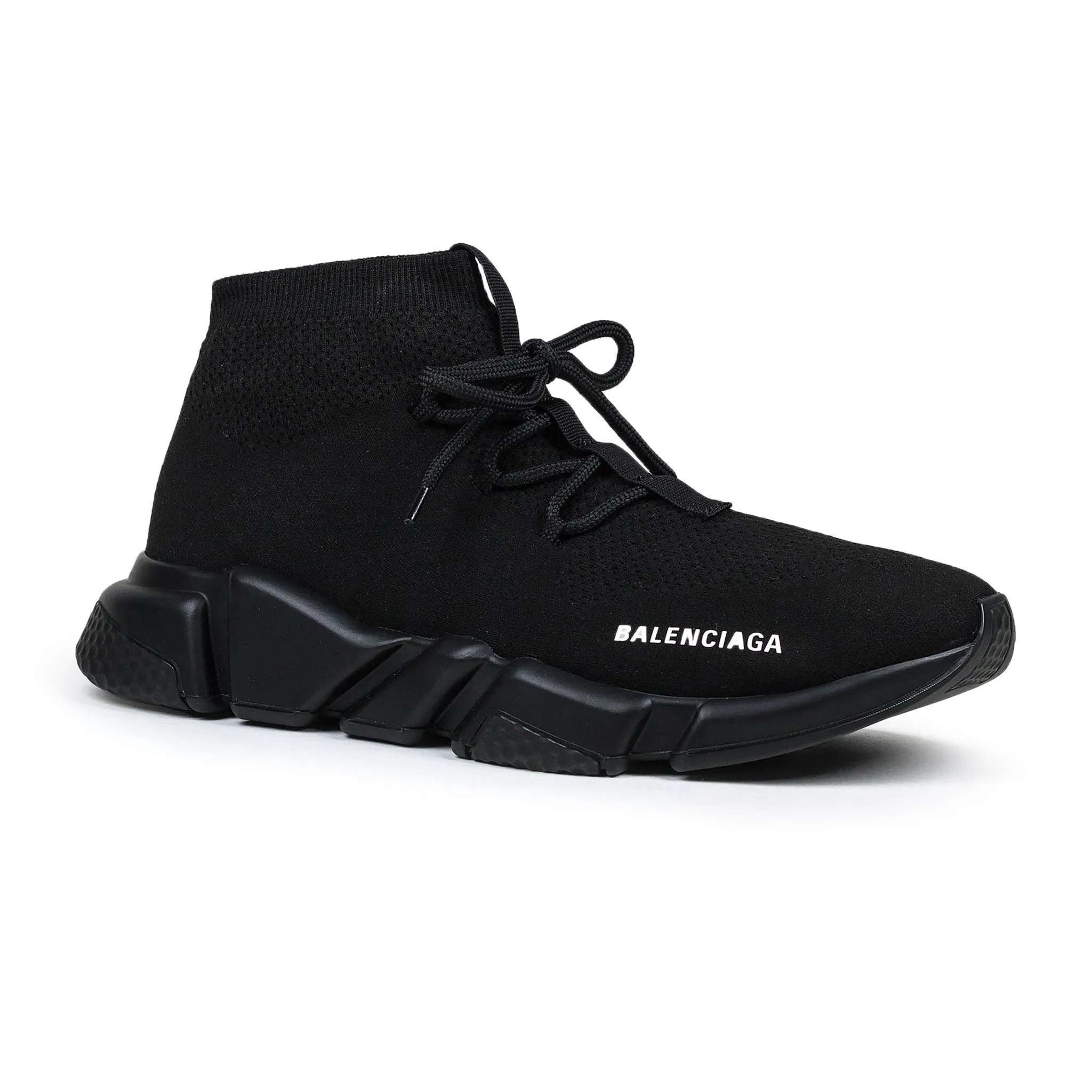 Balenciaga Speed Knit Lace Sock Triple Black