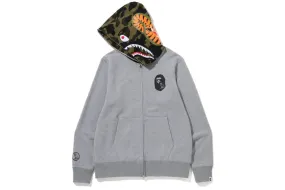 BAPE X OVO SHARK HOODIE GREY