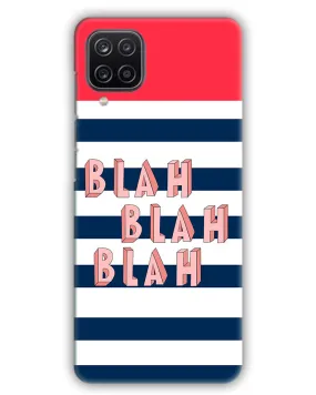 BLAH BLAH | Samsung Galaxy M12   Phone Case