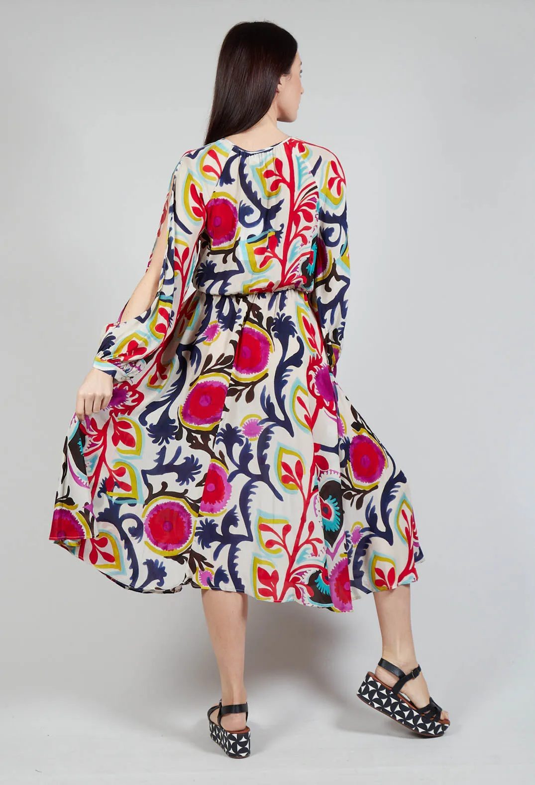 Bohemian Dress in Frida Print