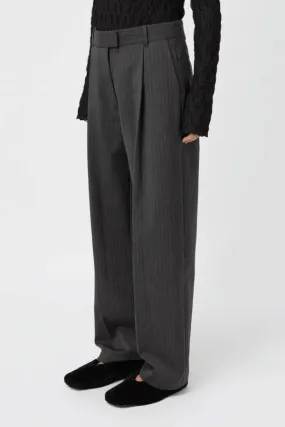 Brancusi Trouser Charcoal Pinstripe