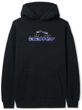 Butter Goods Corrosive Applique Hoodie / Black