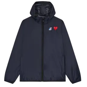 Comme Des Garcon K-Way Hoodie Full Zip 'Navy'