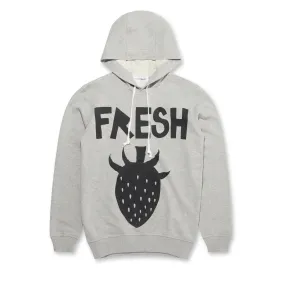 COMME des GARÇONS SHIRT Strawberry Print Hoodie - Grey/Black