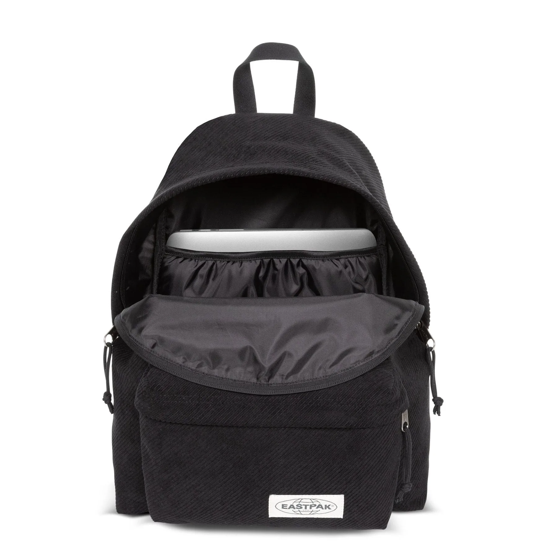 EASTPAK Padded Pak'R Cords Angled Black (Velours)