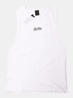 Empire Logo Outlined Cut Tank - White / Black