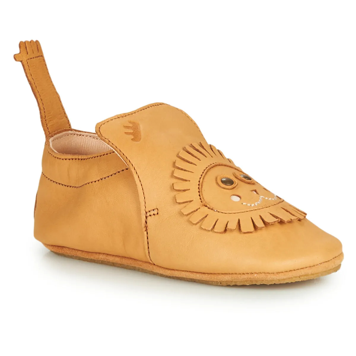 EZPZ easy peasy  blublu lion camel chaussons cuir