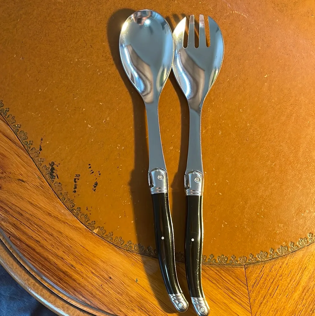 French Laguiole Salad Servers Set