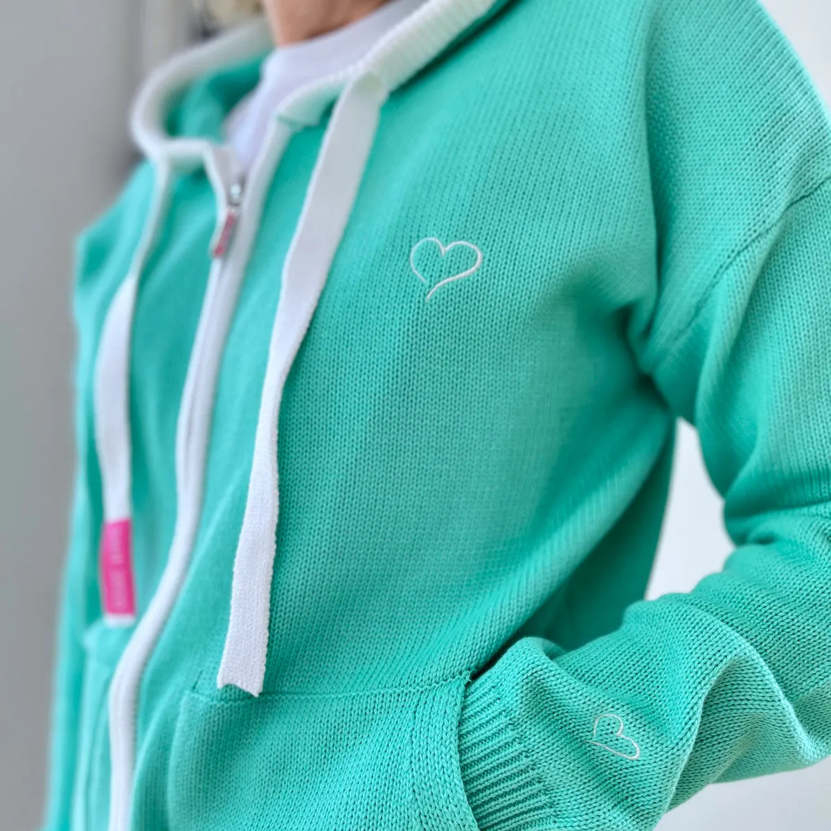 Herzlein® Strickjacke in Mint