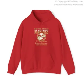 Hoodie: Charlie Co. MCRD San Diego (EGA, Blank Back)