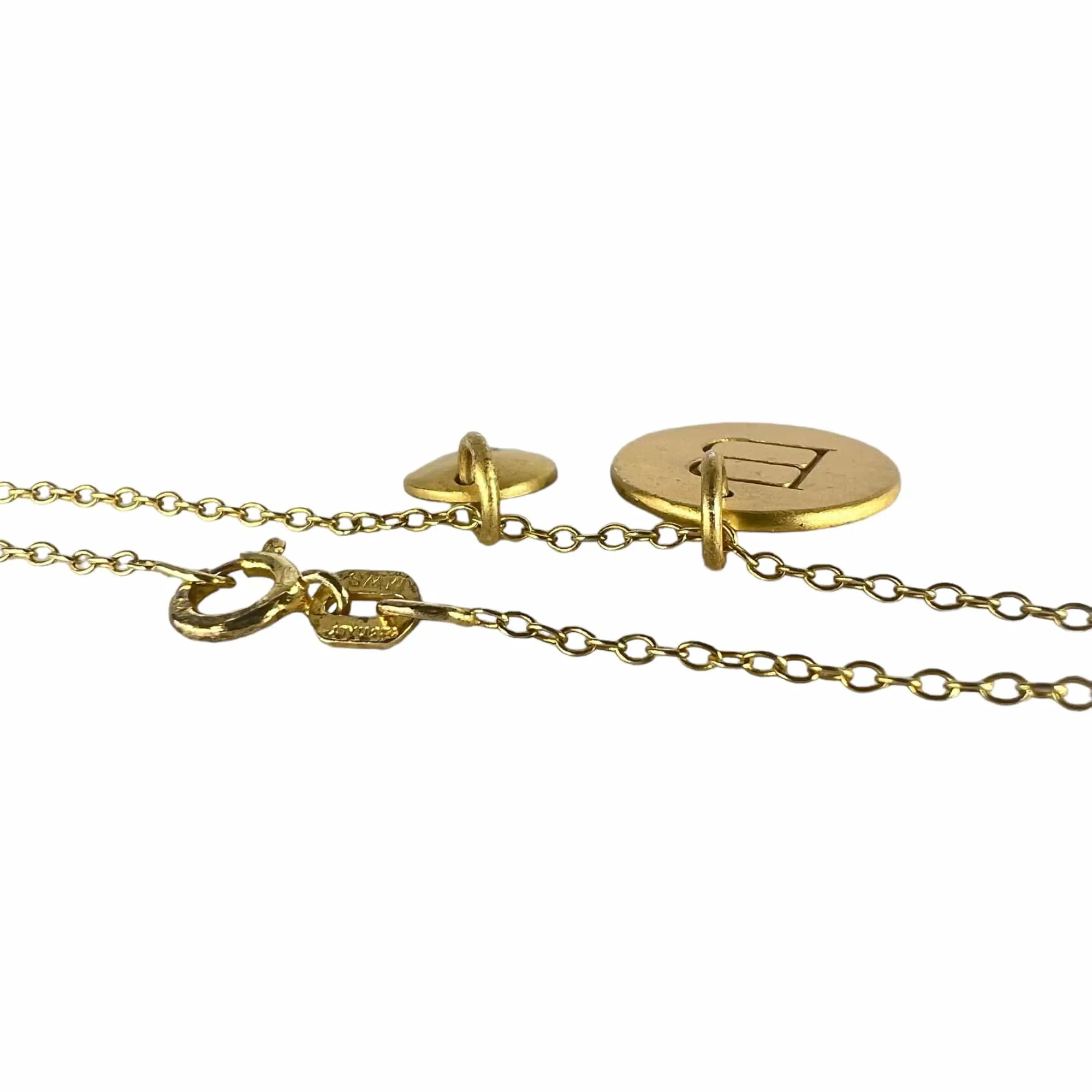 MARK WASSERMAN Samara Initial "B" Necklace - Gold