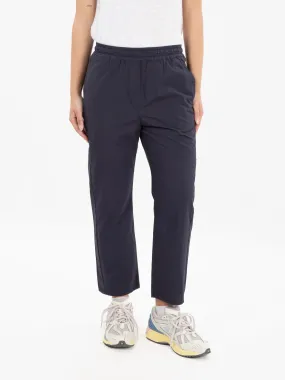 Pantaloni elastico in vita blu