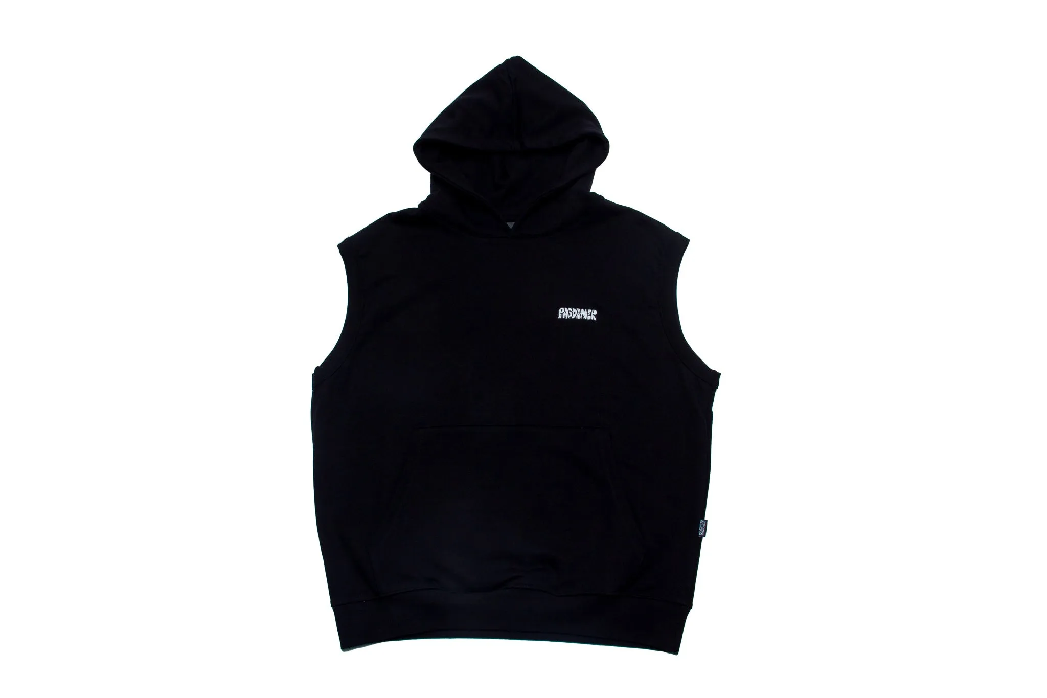 Pas de Mer Logo Hoodie Sleeveless "Black"