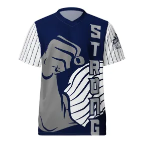 Pinstripe Strong: "Joez McFly" Away | Blitzball 3 Replica Jersey