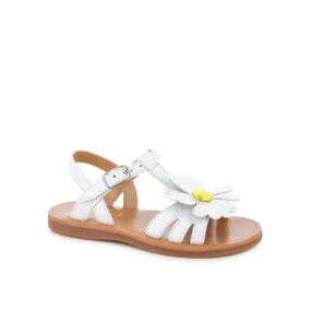 POM D'API PLAGETTE BIG FLO blanc Sandales  Nu Pieds