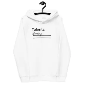 Talents: Sleeping - Dames fitted eco-hoodie