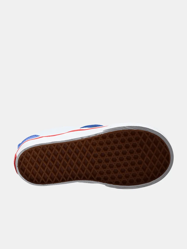 Vans Kids Slip On V - Blue / Red